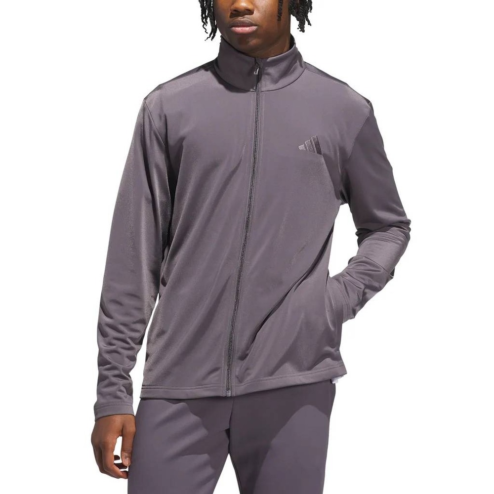 ADIDAS Tricot Track Jacket Sz M Grey Gray Gym Workout Athletic Coat KD3631 NWT